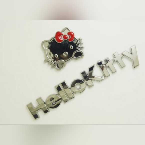 COPY - New Hello Kitty car or laptop emblem with adhesive back.  SHIPPING AVAIL… - Picture 9 of 14